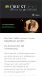 Mobile Screenshot of objektscan.de